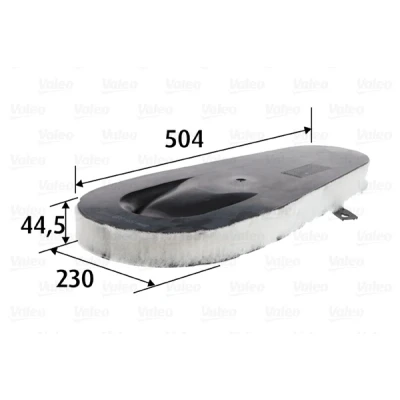 Bilde av VALEO 585803 Luftfilter 45 230 504 Filterinnsats BMW: 5 Touring, Sedan, 7