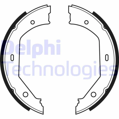 Bilde av DELPHI LS1857 Handbromsbackar BMW: 3 Touring, Sedan, X1