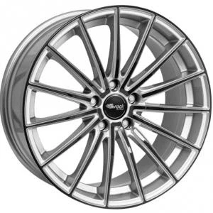 Bilde av Brock B36 Crystal Silver Black 8.5x19 5/114.3 ET44 B72.6