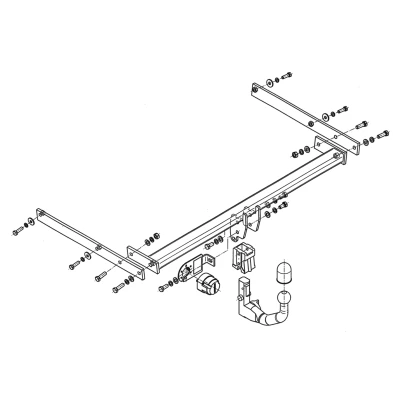 Bilde av Tilhengerfeste, avtakbart, ford c max ii, van grand max,