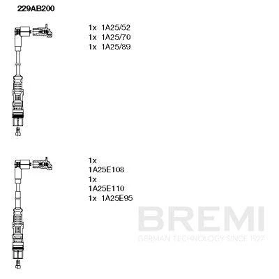 Bilde av BREMI 229AB200 Pluggledninger 6
