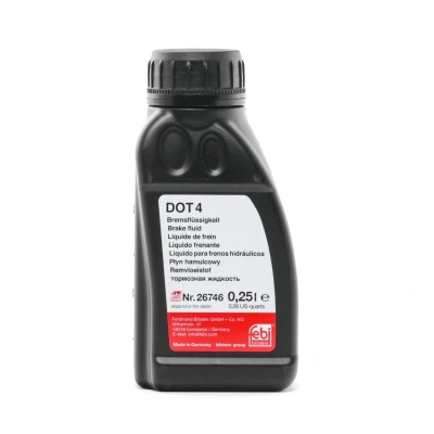 Bilde av FEBI BILSTEIN DOT 4 26746 Bremsevæske 0,25 250 MITSUBISHI: Outlander 2 SUV, FORD: MONDEO 3 Kombi, KIA: cee‘d II Sportswagon