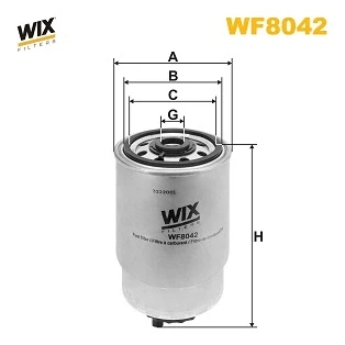 Bilde av Drivstoffilter WIX FILTERS WF8042