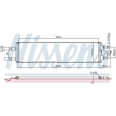 Bilde av NISSENS 606420 Radiator 596 145 16