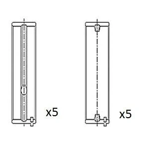 Bilde av FAI AutoParts BM1034 025 Veivaksellager AUDI: A4 B8 Allroad, A6 C5 Avant, VOLKSWAGEN: Touran I