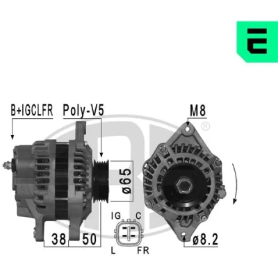 Bilde av ERA 210956A Dynamo 14V 80A