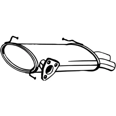 Bilde av sluttlyddemper, citroën c crosser, crosser enterprise, van, peugeot 4007, 4007 1730HE