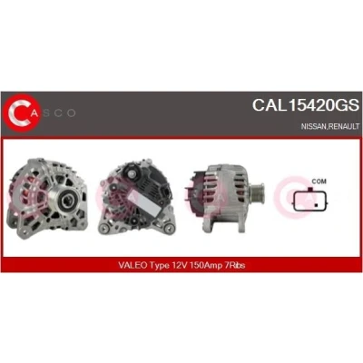 Bilde av CASCO CAL10209AS Dynamo 12V 90A VOLKSWAGEN: GOLF 3, 3 Variant, Caddy 2 Kastenwagen