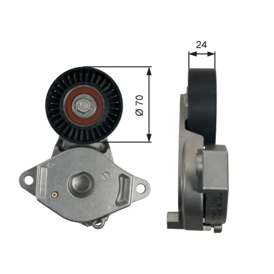 Bilde av GATES T39246 Strammerull BOOST DN CVT Belt