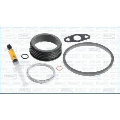 Bilde av AJUSA JTC11839 Monteringssett, lader with studs, syringe oil med tetning montageanvisning BMW: X5, 5 Touring, X6