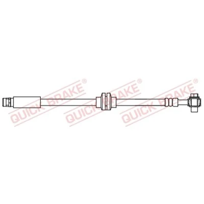 Bilde av QUICK BRAKE 50.204X Bremseslange 395 M10x1 OPEL: Astra J Sedan