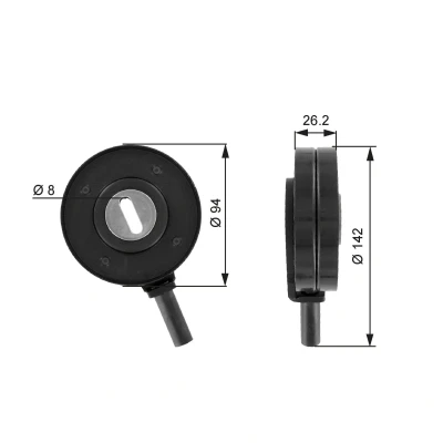 Bilde av GATES FleetRunner Micro V Kit T36022 Strammerull CITROËN: XM II Hatchback