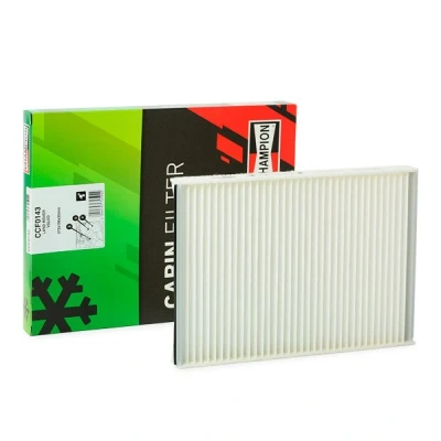 Bilde av CHAMPION CCF0143 Kupéfilter pollenfilter, Partikkelfilter 272 195 30 VOLVO: XC60 I, XC70 II Stasjonsvogn, V70 3, LAND ROVER: Range Rover Evoque