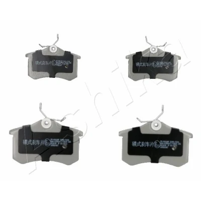 Bilde av ASHIKA 51 00 00002 Bremseklosser bakaksel VOLKSWAGEN: GOLF 2, 3, Passat B3/B4 Stasjonsvogn, AUDI: 80 B4 Avant, RENAULT: Megane I Grandtour