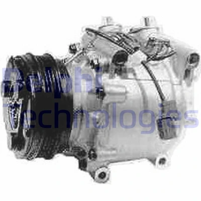 Bilde av DELPHI TSP0159157 Kompressor Sanden / Scroll TRS0 PAG 46 med kompressorlje HONDA: CIVIC 7 Hatchback
