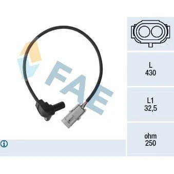 Bilde av FAE 79184 Impulsgiver OPEL: Vivaro A Van, RENAULT: MASTER 2 Bus, Pritsche/Fahrgestell, LAGUNA Grandtour