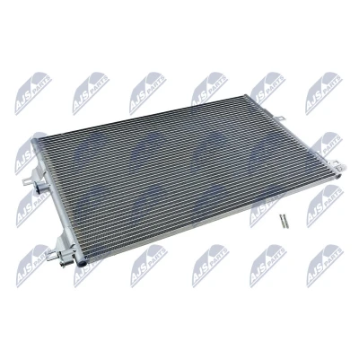 Bilde av NTY CCS RE 011 Kondensator uten tørker Aluminium 698 R 134a