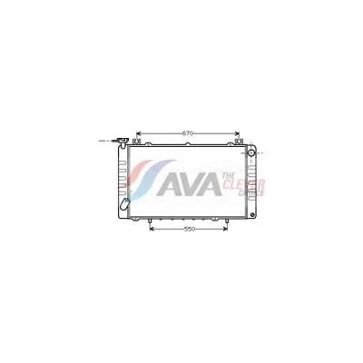 Bilde av PRASCO DN2150 Radiator Aluminium 740 457 36 Kjøleribber loddet NISSAN: Patrol GR 4 SUV