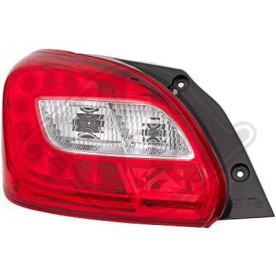 Bilde av DIEDERICHS 5830191 Baklykter venstre LED, PY21W, W16W med pæreholder, kabelsett