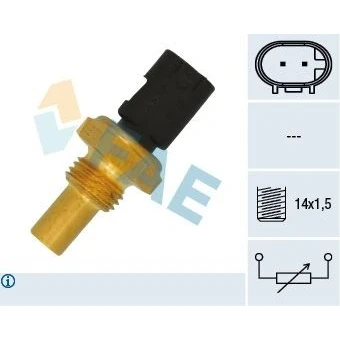 Bilde av FAE 33035 Sensor, kjølemiddeltemperatur MERCEDES BENZ: ML Klasse
