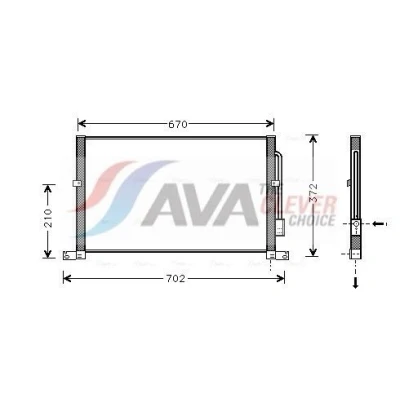 Bilde av Kondensator AVA QUALITY COOLING FD5302
