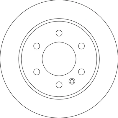Bilde av TRW DF6596S Bremseskiver 298 18 6 130 fullt ut spraylakkert MERCEDES BENZ: Sprinter 5 t Van, 3.5 Tourer, 4 Van