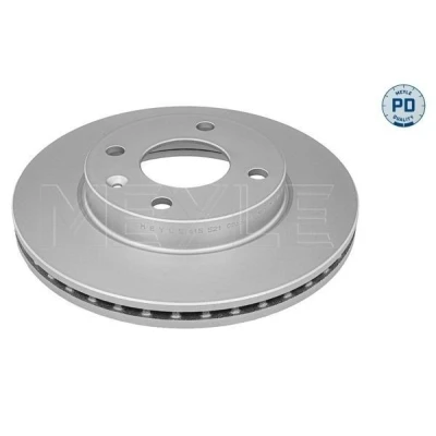 Bilde av MEYLE 615 521 0033/PD Bremseskiver framaksel 236 20 4 100 ventilert Sink lamell belagt