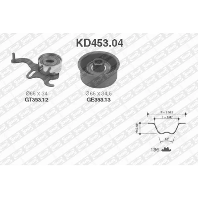 Bilde av SNR KD453.04 Registerreimsett 136 OPEL: Vectra A Sedan, Combo B Van, Astra F Caravan