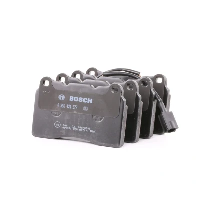 Bilde av BOSCH 0 986 424 577 Bremseklosser Low Metallic med integrert slitasjesensor antihyle blikk VOLVO: V70 2, S60 I, ALFA ROMEO: 159 Sportwagon