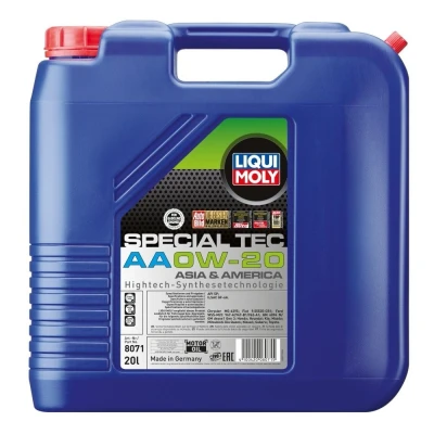 Bilde av Liqui Moly Special Tec AA 0W 20 20l Motorolje 8071 TOYOTA: Avensis III Stasjonsvogn, RAV4 SUV, Auris Hatchback, MITSUBISHI: Outlander 2 SUV