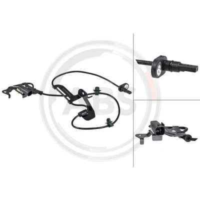 Bilde av A.B.S. 31859 ABS sensor aktiv 1205 svart FORD: Ranger Mk3