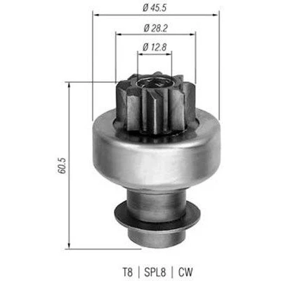 Bilde av MAGNETI MARELLI 940113020097 Lite tannhjul, starter