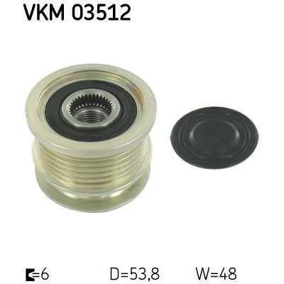 Bilde av SKF VKM 03512 Frihjul Dynamo 48 OPEL: Astra J Hatchback, Insignia A Sports Tourer, Zafira C Tourer