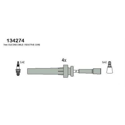 Bilde av HITACHI 134274 Pluggledninger