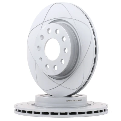 Bilde av ATE PowerDisc 24.0322 0210.1 Bremseskiver 280,0 22,0 5 112,0 ventilert belagt høy karbon med skruer VOLKSWAGEN: Caddy 3, GOLF 5, 6