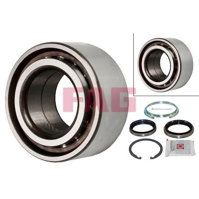 Bilde av FAG 713 6185 60 Hjullagersett Bildet viser leveranseinnholdet 72,00 TOYOTA: Corolla VIII Liftback, Sedan, Stasjonsvogn