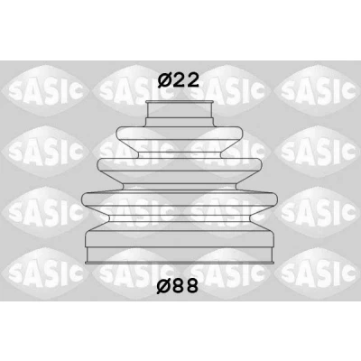 Bilde av SASIC 1906099 Drivakselmansjett framaksel, hjulside FORD: FOCUS 3 Turnier, 3, C Max 2, VOLVO: V50, S40 II, C30