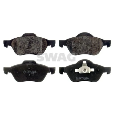 Bilde av SWAG 60 91 6435 Bremseklosser framaksel ekskl. slitasjevarselkontakt med kolbleklips RENAULT: LAGUNA 2 Grandtour, 3, 3 Grandtour