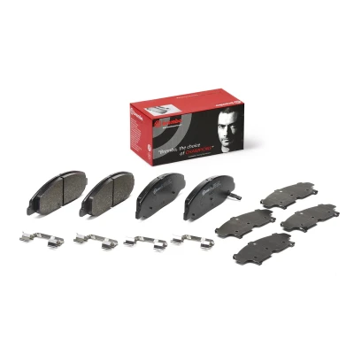 Bilde av BREMBO P 09 016 Bremseklosser med akustisk slitasjevarsel antihyle blikk tilbehør
