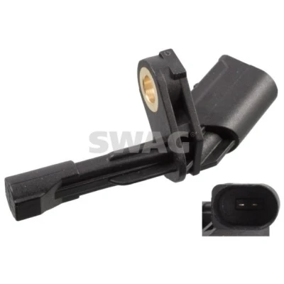 Bilde av SWAG 32 92 3810 ABS Sensor venstre bakaksel VOLKSWAGEN: GOLF 5, Tiguan I, 6, SKODA: Octavia 2 Combi, Superb II Stasjonsvogn, AUDI: A3 Sportback