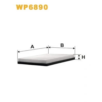 Bilde av Kupéfilter WIX FILTERS WP6890