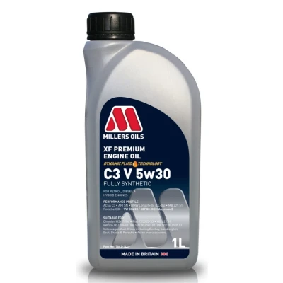 Bilde av Millers Oils Xf Premium C3 V 5W 30 1l Motorolje 5862 1 VOLKSWAGEN: Multivan 5 (7HM, Transporter 5, Bus, BMW: Touring, X3