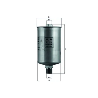 Bilde av MAHLE ORIGINAL KL 88 Drivstoffilter ledningsfilter AUDI: 100 C4 Sedan, A6 Avant, C3 VOLKSWAGEN: GOLF 2, Corrado, Jetta 2
