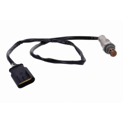 Bilde av VEMO V24 76 0035 Lambdasonde Original Quality etter katalysator diagnosesonde, forsmurt gjenge svart 4 oval FIAT: 500 Hatchback
