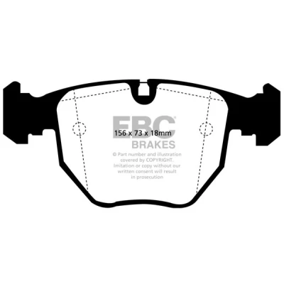 Bilde av Bremseklosser sett EBC Brakes DP21036