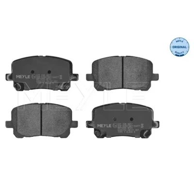 Bilde av MEYLE 025 238 3617 Bremseklosser ORIGINAL Quality framaksel ekskl. slitasjevarselkontakt med antihyle blikk TOYOTA: Avensis Verso