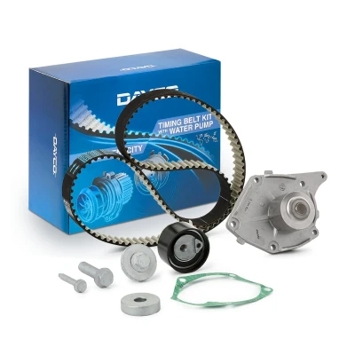 Bilde av DAYCO KTBWP5321 Vannpumpe + Registerreimsett RENAULT: Kangoo I, MEGANE 2 Kombi, SCENIC 2, NISSAN: Qashqai / Qashqai+2 Kubistar Van