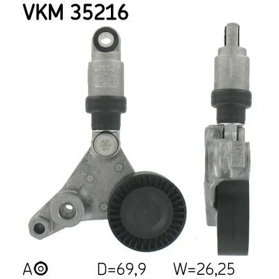 Bilde av SKF VKM 35216 Strammerull OPEL: Vectra C Caravan, SAAB: 9 5 Sedan, Stasjonsvogn