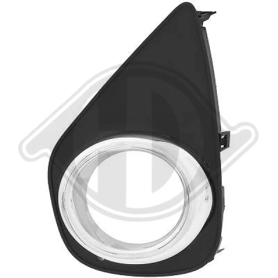 Bilde av DIEDERICHS 6607149 Ventilasjonsgitter venstre for kjøretøy med tåkefrontlys TOYOTA: Yaris III Hatchback