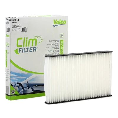 Bilde av VALEO CLIMFILTER COMFORT 698664 Kupéfilter Partikkelfilter 286 183 36 PEUGEOT: 308 I Hatchback, 307 Stasjonsvogn, SW, CITROËN: C4 II Hatchback